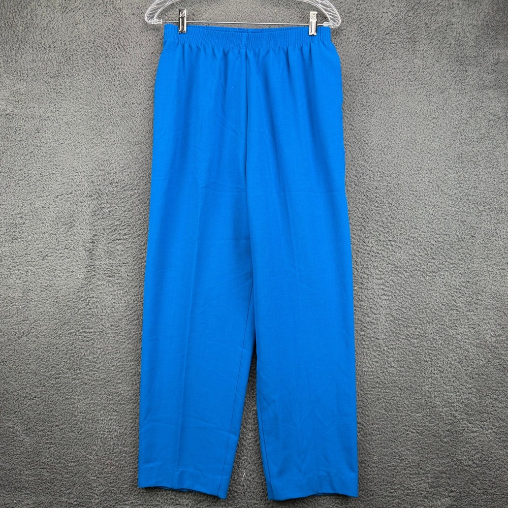 Allison Daley Womens Vintage Blue Elastic Waist Tapered Leg Pants Size 12 Canada